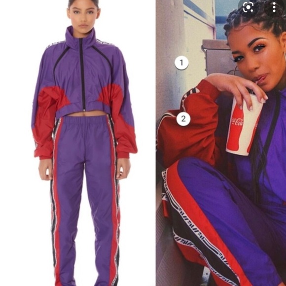 LF brand track suit or jogger pant set w/jacket NEW Pants S, like new jacket XS - Picture 2 of 15